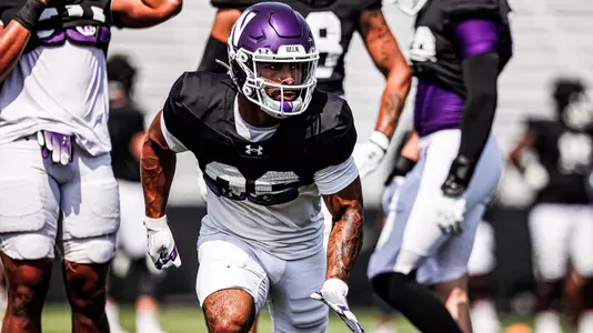 August 5, 2025, Evanston, IL: Northwestern Football practices at Northwestern Medicine Field at Martin Stadium in Evanston, IL on Tuesday, August 5, 2025. (Photo by Griffin Quinn/Northwestern Athletics)