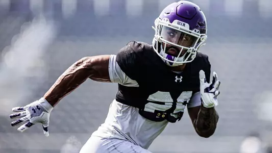 August 5, 2025, Evanston, IL: Northwestern Football practices at Northwestern Medicine Field at Martin Stadium in Evanston, IL on Tuesday, August 5, 2025. (Photo by Griffin Quinn/Northwestern Athletics)