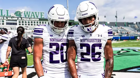 August 30, 2025, New Orleans, LA: A game between Northwestern Football and Tulane at Yulman Field in New Orleans, LA on Saturday, August 30, 2025. (Photo by Ryan Kuttler/Northwestern Athletics)