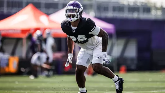August 5, 2025, Evanston, IL: Northwestern Football practices at Northwestern Medicine Field at Martin Stadium in Evanston, IL on Tuesday, August 5, 2025. (Photo by Griffin Quinn/Northwestern Athletics)