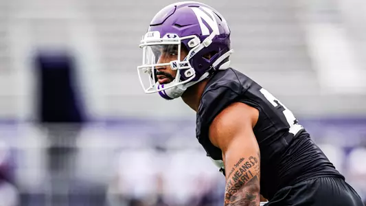 July 30, 2025, Evanston, IL: Northwestern Football practices at Northwestern Medicine Field at Martin Stadium in Evanston, IL on Wednesday, July 30, 2025. (Photo by Griffin Quinn/Northwestern Athletics)