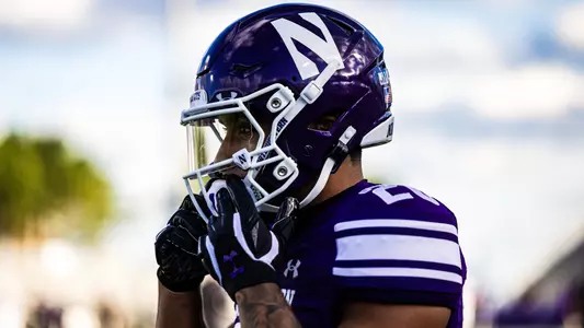 September 5, 2025, Evanston, IL: A game between Northwestern Football and Western Illinois at Northwestern Medicine Field at Martin Stadium in Evanston, IL on Friday, September 5, 2025. (Photo by Mary Grace Grabill/Northwestern Athletics)