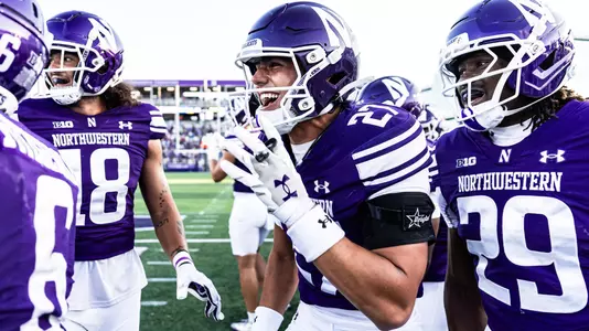 September 27, 2025, Evanston, IL: A game between Northwestern Football and UCLA at Northwestern Medicine Field at Martin Stadium in Evanston, IL on Saturday, September 27, 2025. (Photo by Ryan Kuttler/Northwestern Athletics)