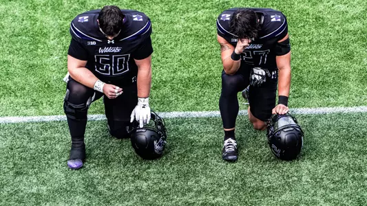October 18, 2025, Evanston, IL: A game between Northwestern Football and Purdue at Northwestern Medicine Field at Martin Stadium in Evanston, IL on Saturday, October 18, 2025. (Photo by Michelle Nartey/Northwestern Athletics)