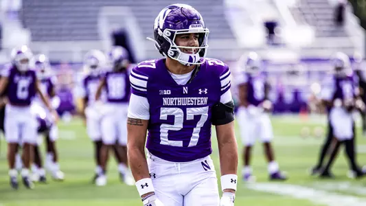 September 27, 2025, Evanston, IL: A game between Northwestern Football and UCLA at Northwestern Medicine Field at Martin Stadium in Evanston, IL on Saturday, September 27, 2025. (Photo by Mary Grace Grabill/Northwestern Athletics)