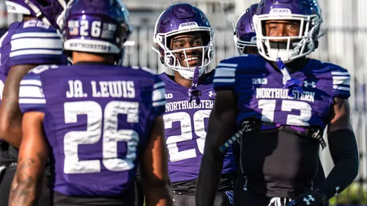 September 5, 2025, Evanston, IL: A game between Northwestern Football and Western Illinois at Northwestern Medicine Field at Martin Stadium in Evanston, IL on Friday, September 5, 2025. (Photo by Ryan Kuttler/Northwestern Athletics)