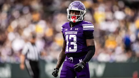 November 15, 2025, Chicago, IL: A game between Northwestern Football and Michigan at Wrigley Field in Chicago, IL on Saturday, November 15, 2025. (Photo by Mary Grace Grabill/Northwestern Athletics)