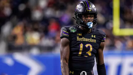 December 26, 2025, Detroit, MI: A game between Northwestern Football and Central Michigan at Ford Field in Detroit, MI on Friday, December 26, 2025. (Photo by Griffin Quinn/Northwestern Athletics)