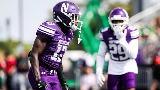 September 13, 2025, Evanston, IL: A game between Northwestern Football and Oregon at Northwestern Medicine Field at Martin Stadium in Evanston, IL on Saturday, September 13, 2025. (Photo by Griffin Quinn/Northwestern Athletics)