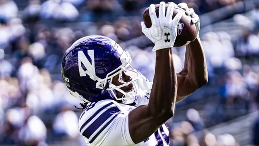 October 11, 2025, University Park, PA: A game between Northwestern Football and Penn State at Beaver Stadium in University Park, PA on Saturday, October 11, 2025. (Photo by Jordan Herald/Northwestern Athletics)