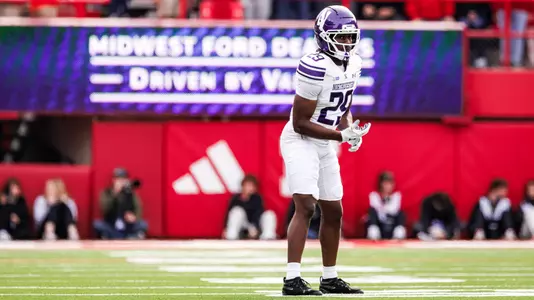 October 25, 2025, Lincoln, NE: A game between Northwestern Football and Nebraska at Memorial Stadium in Lincoln, NE on Saturday, October 25, 2025. (Photo by Griffin Quinn/Northwestern Athletics)
