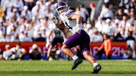 October 11, 2025, University Park, PA: A game between Northwestern Football and Penn State at Beaver Stadium in University Park, PA on Saturday, October 11, 2025. (Photo by Griffin Quinn/Northwestern Athletics)