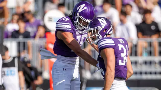 September 27, 2025, Evanston, IL: A game between Northwestern Football and UCLA at Northwestern Medicine Field at Martin Stadium in Evanston, IL on Saturday, September 27, 2025. (Photo by Griffin Quinn/Northwestern Athletics)