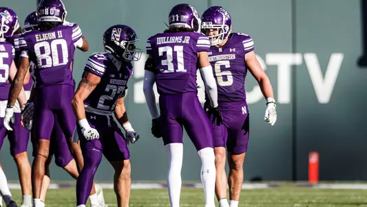 November 15, 2025, Chicago, IL: A game between Northwestern Football and Michigan at Wrigley Field in Chicago, IL on Saturday, November 15, 2025. (Photo by Griffin Quinn/Northwestern Athletics)