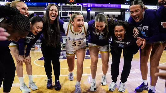Women's Basketball Team Huddle