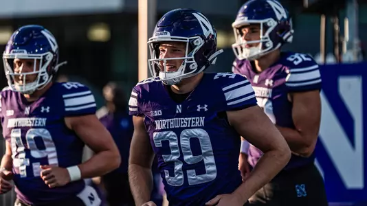 September 5, 2025, Evanston, IL: A game between Northwestern Football and Western Illinois at Northwestern Medicine Field at Martin Stadium in Evanston, IL on Friday, September 5, 2025. (Photo by Ryan Kuttler/Northwestern Athletics)