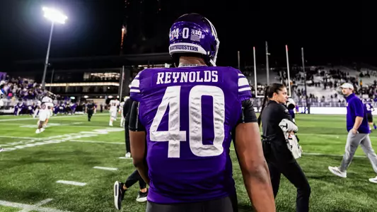 September 5, 2025, Evanston, IL: A game between Northwestern Football and Western Illinois at Northwestern Medicine Field at Martin Stadium in Evanston, IL on Friday, September 5, 2025. (Photo by Ryan Kuttler/Northwestern Athletics)