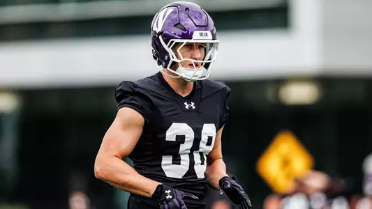 July 30, 2025, Evanston, IL: Northwestern Football practices at Northwestern Medicine Field at Martin Stadium in Evanston, IL on Wednesday, July 30, 2025. (Photo by Griffin Quinn/Northwestern Athletics)