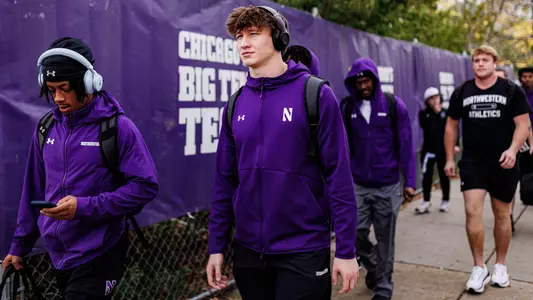 October 18, 2025, Evanston, IL: A game between Northwestern Football and Purdue at Northwestern Medicine Field at Martin Stadium in Evanston, IL on Saturday, October 18, 2025. (Photo by Griffin Quinn/Northwestern Athletics)