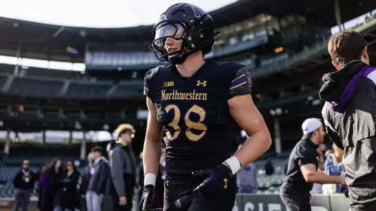 November 22, 2025, Chicago, IL: A game between Northwestern Football and Minnesota at Wrigley Field in Chicago, IL on Saturday, November 22, 2025. (Photo by Griffin Quinn/Northwestern Athletics)