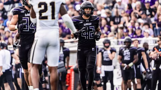 October 18, 2025, Evanston, IL: A game between Northwestern Football and Purdue at Northwestern Medicine Field at Martin Stadium in Evanston, IL on Saturday, October 18, 2025. (Photo by Michelle Nartey/Northwestern Athletics)