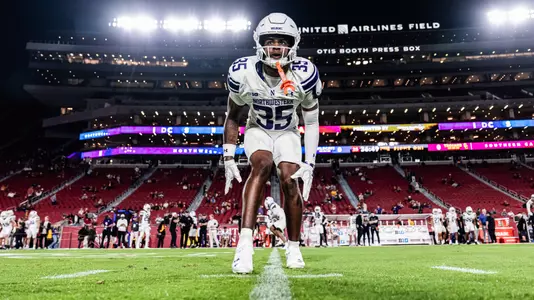 November 7, 2025, Los Angeles, CA: A game between Northwestern Football and the University of Southern California at The Los Angeles Memorial Coliseum in Los Angeles, CA on Friday, November 7, 2025. (Photo by Ryan Kuttler/Northwestern Athletics)