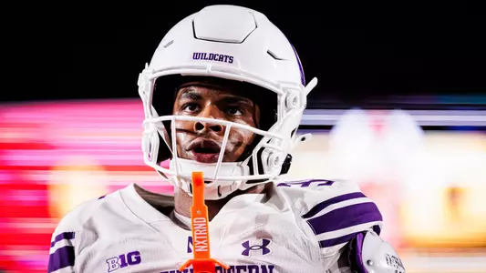 November 7, 2025, Los Angeles, CA: A game between Northwestern Football and the University of Southern California at The Los Angeles Memorial Coliseum in Los Angeles, CA on Friday, November 7, 2025. (Photo by Griffin Quinn/Northwestern Athletics)