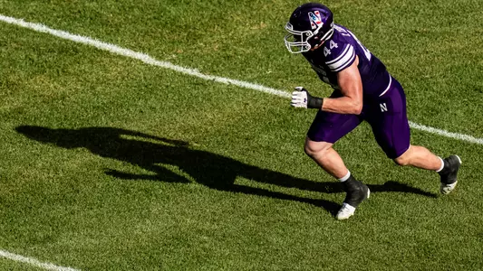 November 15, 2025, Chicago, IL: A game between Northwestern Football and Michigan at Wrigley Field in Chicago, IL on Saturday, November 15, 2025. (Photo by Ryan Kuttler/Northwestern Athletics)