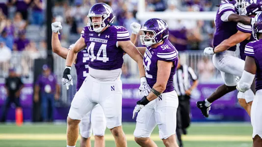 September 27, 2025, Evanston, IL: A game between Northwestern Football and UCLA at Northwestern Medicine Field at Martin Stadium in Evanston, IL on Saturday, September 27, 2025. (Photo by Griffin Quinn/Northwestern Athletics)