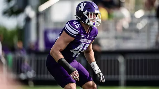 September 13, 2025, Evanston, IL: A game between Northwestern Football and Oregon at Northwestern Medicine Field at Martin Stadium in Evanston, IL on Saturday, September 13, 2025. (Photo by Ryan Kuttler/Northwestern Athletics)