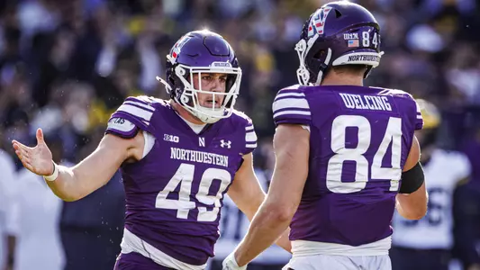 November 15, 2025, Chicago, IL: A game between Northwestern Football and Michigan at Wrigley Field in Chicago, IL on Saturday, November 15, 2025. (Photo by Griffin Quinn/Northwestern Athletics)