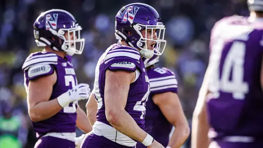 November 15, 2025, Chicago, IL: A game between Northwestern Football and Michigan at Wrigley Field in Chicago, IL on Saturday, November 15, 2025. (Photo by Griffin Quinn/Northwestern Athletics)