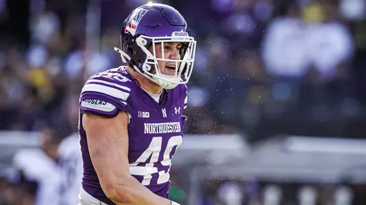 November 15, 2025, Chicago, IL: A game between Northwestern Football and Michigan at Wrigley Field in Chicago, IL on Saturday, November 15, 2025. (Photo by Griffin Quinn/Northwestern Athletics)