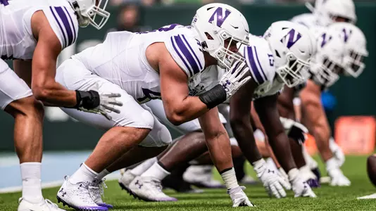 August 30, 2025, New Orleans, LA: A game between Northwestern Football and Tulane at Yulman Field in New Orleans, LA on Saturday, August 30, 2025. (Photo by Ryan Kuttler/Northwestern Athletics)