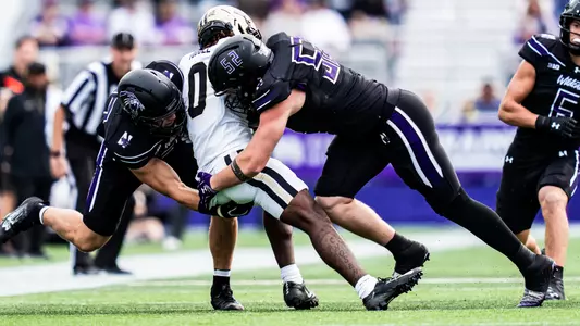 October 18, 2025, Evanston, IL: A game between Northwestern Football and Purdue at Northwestern Medicine Field at Martin Stadium in Evanston, IL on Saturday, October 18, 2025. (Photo by Ryan Kuttler/Northwestern Athletics)