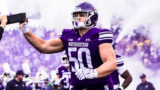 November 15, 2025, Chicago, IL: A game between Northwestern Football and Michigan at Wrigley Field in Chicago, IL on Saturday, November 15, 2025. (Photo by Mary Grace Grabill/Northwestern Athletics)