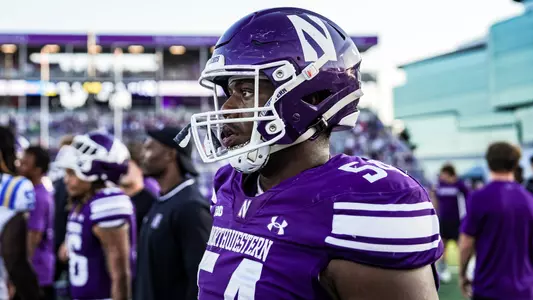 September 27, 2025, Evanston, IL: A game between Northwestern Football and UCLA at Northwestern Medicine Field at Martin Stadium in Evanston, IL on Saturday, September 27, 2025. (Photo by Kailey Zagst/Northwestern Athletics)