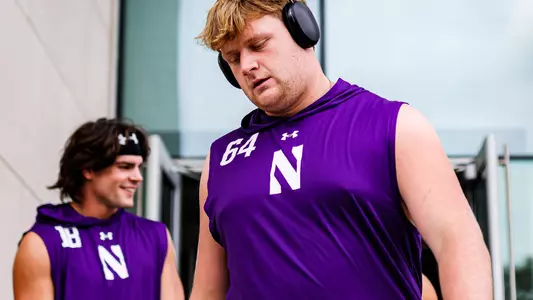 October 18, 2025, Evanston, IL: A game between Northwestern Football and Purdue at Northwestern Medicine Field at Martin Stadium in Evanston, IL on Saturday, October 18, 2025. (Photo by Griffin Quinn/Northwestern Athletics)