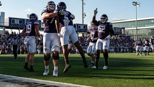 October 4, 2025, Evanston, IL: A game between Northwestern Football and Louisiana Monroe at Northwestern Medicine Field at Martin Stadium in Evanston, IL on Saturday, October 4, 2025. (Photo by Ryan Kuttler/Northwestern Athletics)