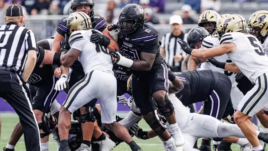 October 18, 2025, Evanston, IL: A game between Northwestern Football and Purdue at Northwestern Medicine Field at Martin Stadium in Evanston, IL on Saturday, October 18, 2025. (Photo by Griffin Quinn/Northwestern Athletics)