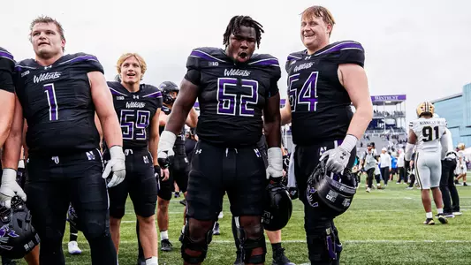 October 18, 2025, Evanston, IL: A game between Northwestern Football and Purdue at Northwestern Medicine Field at Martin Stadium in Evanston, IL on Saturday, October 18, 2025. (Photo by Griffin Quinn/Northwestern Athletics)