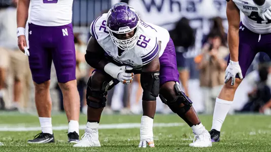 October 11, 2025, University Park, PA: A game between Northwestern Football and Penn State at Beaver Stadium in University Park, PA on Saturday, October 11, 2025. (Photo by Griffin Quinn/Northwestern Athletics)