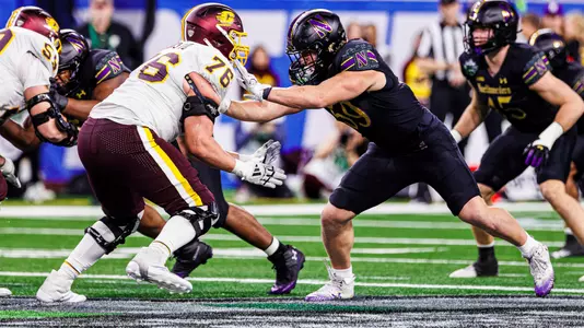 December 26, 2025, Detroit, MI: A game between Northwestern Football and Central Michigan at Ford Field in Detroit, MI on Friday, December 26, 2025. (Photo by Griffin Quinn/Northwestern Athletics)