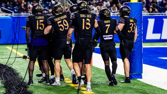 December 26, 2025, Detroit, MI: A game between Northwestern Football and Central Michigan during the Game Above Sports Bowl at Ford Field in Detroit, MI on Friday, December 26, 2025. (Photo by Kailey Zagst/Northwestern Athletics)
