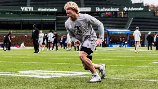 November 15, 2025, Chicago, IL: A game between Northwestern Football and Michigan at Wrigley Field in Chicago, IL on Saturday, November 15, 2025. (Photo by Kailey Zagst/Northwestern Athletics)