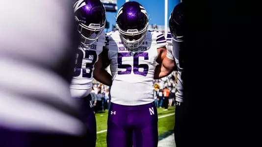 October 11, 2025, State College, PA: A game between Northwestern Football and Penn State at Beaver Stadium in State College, PA on Saturday, October 11, 2025. (Photo by Ryan Kuttler/Northwestern Athletics)