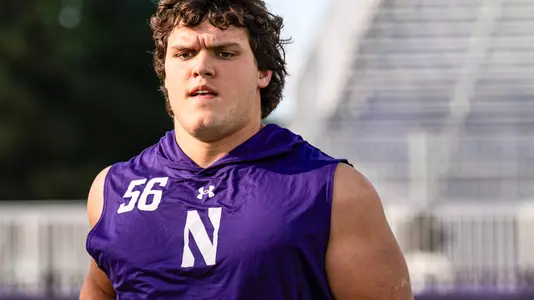 September 5, 2025, Evanston, IL: A game between Northwestern Football and Western Illinois at Northwestern Medicine Field at Martin Stadium in Evanston, IL on Friday, September 5, 2025. (Photo by Ryan Kuttler/Northwestern Athletics)