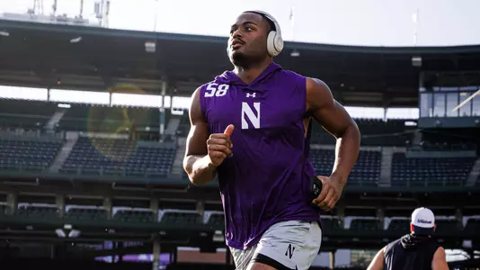 November 22, 2025, Chicago, IL: A game between Northwestern Football and Minnesota at Wrigley Field in Chicago, IL on Saturday, November 22, 2025. (Photo by Griffin Quinn/Northwestern Athletics)