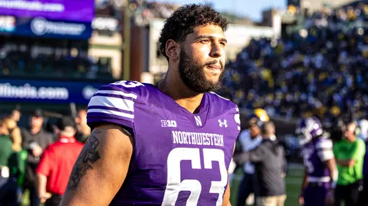 November 15, 2025, Chicago, IL: A game between Northwestern Football and Michigan at Wrigley Field in Chicago, IL on Saturday, November 15, 2025. (Photo by Kailey Zagst/Northwestern Athletics)