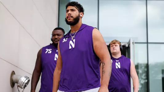 October 18, 2025, Evanston, IL: A game between Northwestern Football and Purdue at Northwestern Medicine Field at Martin Stadium in Evanston, IL on Saturday, October 18, 2025. (Photo by Griffin Quinn/Northwestern Athletics)
